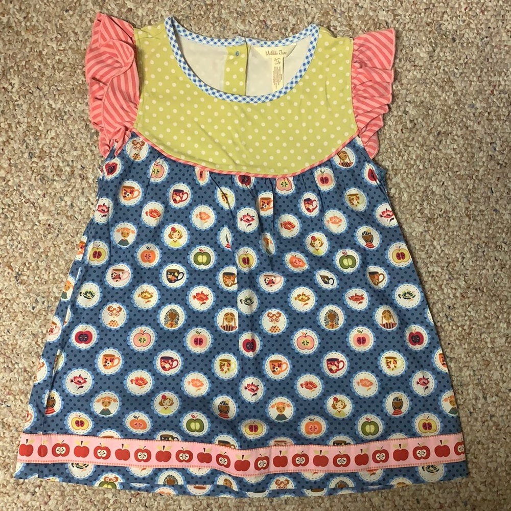 Matilda Jane size 12 flutter sleeve top